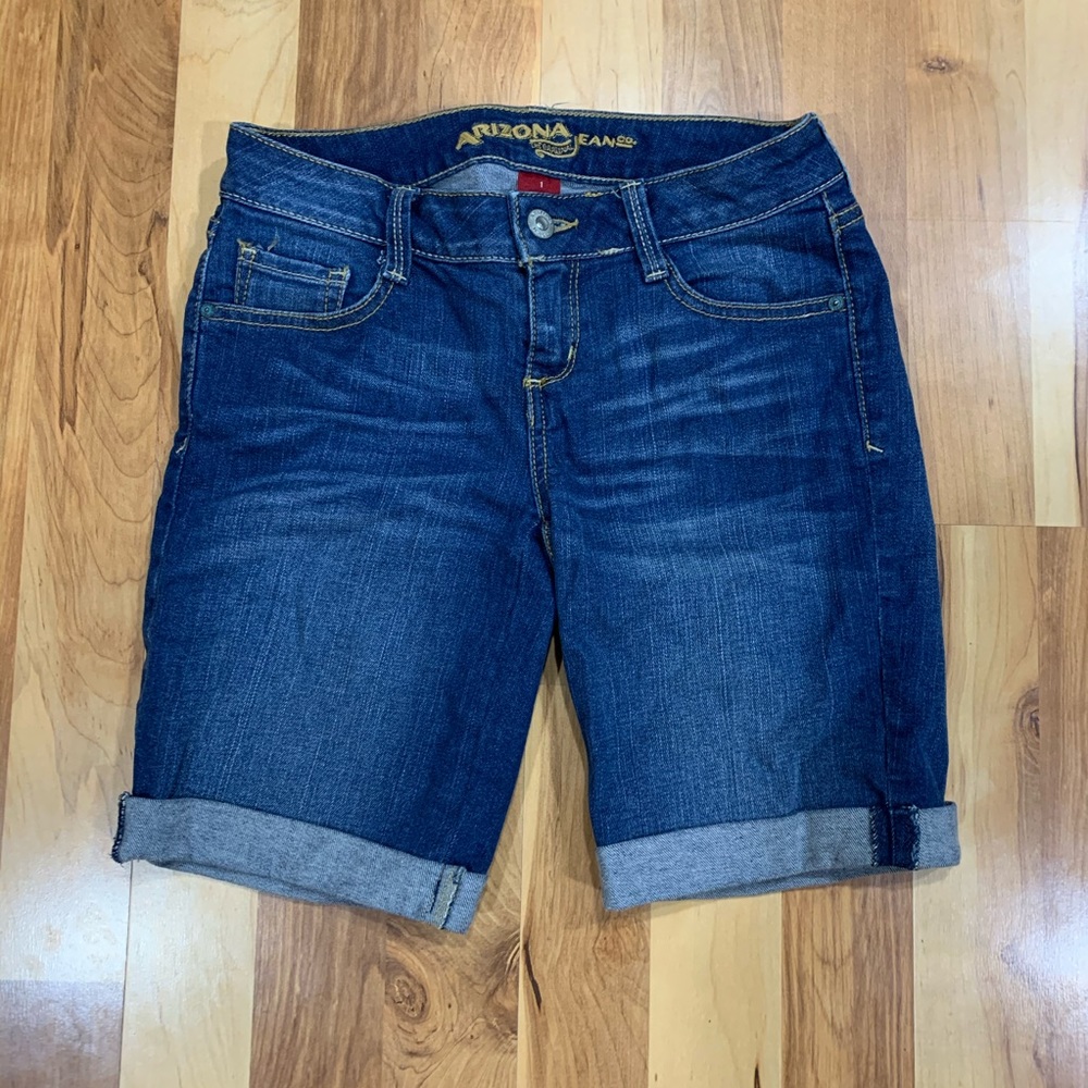 ARIZONA Juniors Bermuda Jean Shorts